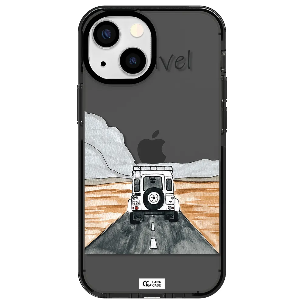Off-Road Travel Apple iPhone 13 mini impact Smoke Black Case