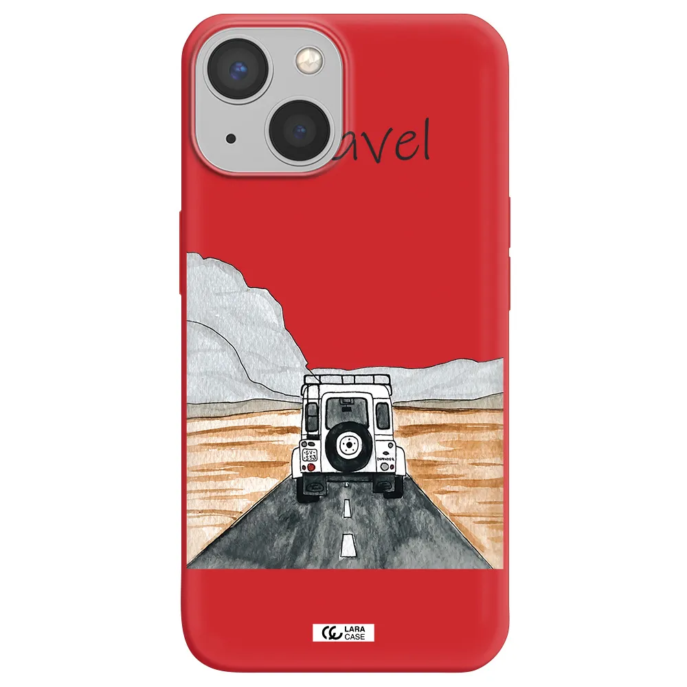 Off-Road Travel Apple iPhone 13 mini Silicone Imperial Red Case