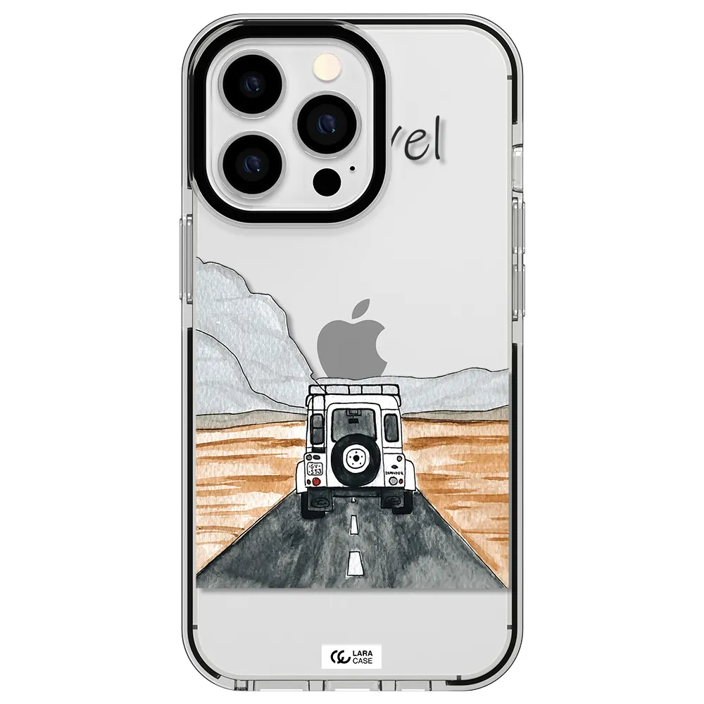 Off-Road Travel Apple iPhone 13 Pro impact black border Case