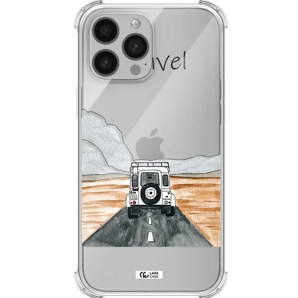 Off-Road Travel Apple iPhone 13 Pro Max Clear PC Case