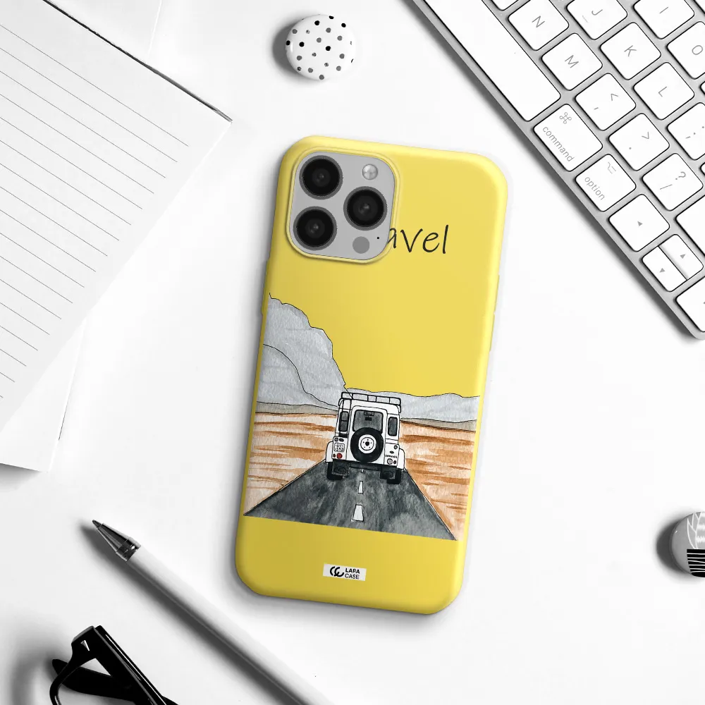 Off-Road Travel Apple iPhone 13 Pro Silicone canary yellow Case