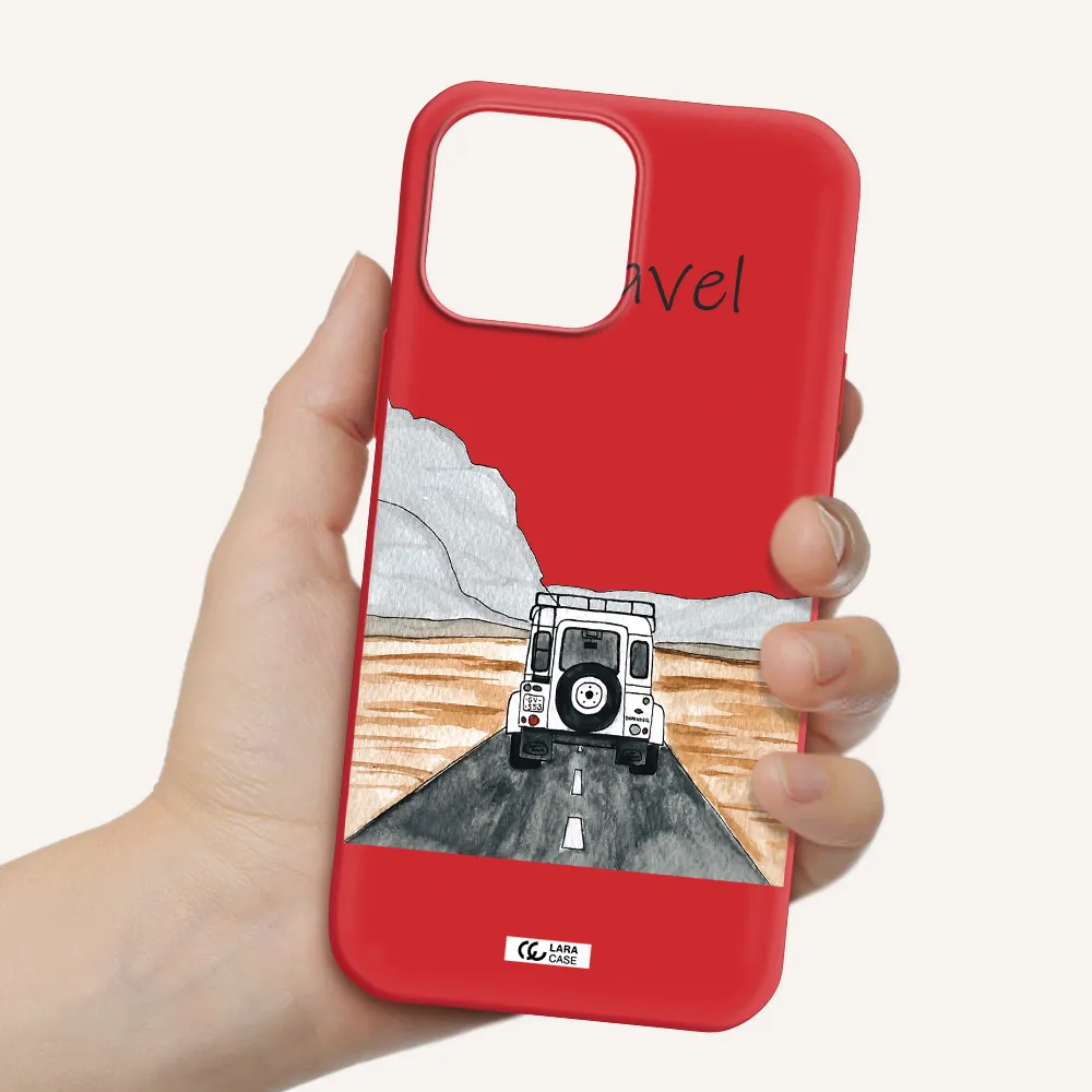 Off-Road Travel Apple iPhone 13 Pro Silicone Imperial Red Case