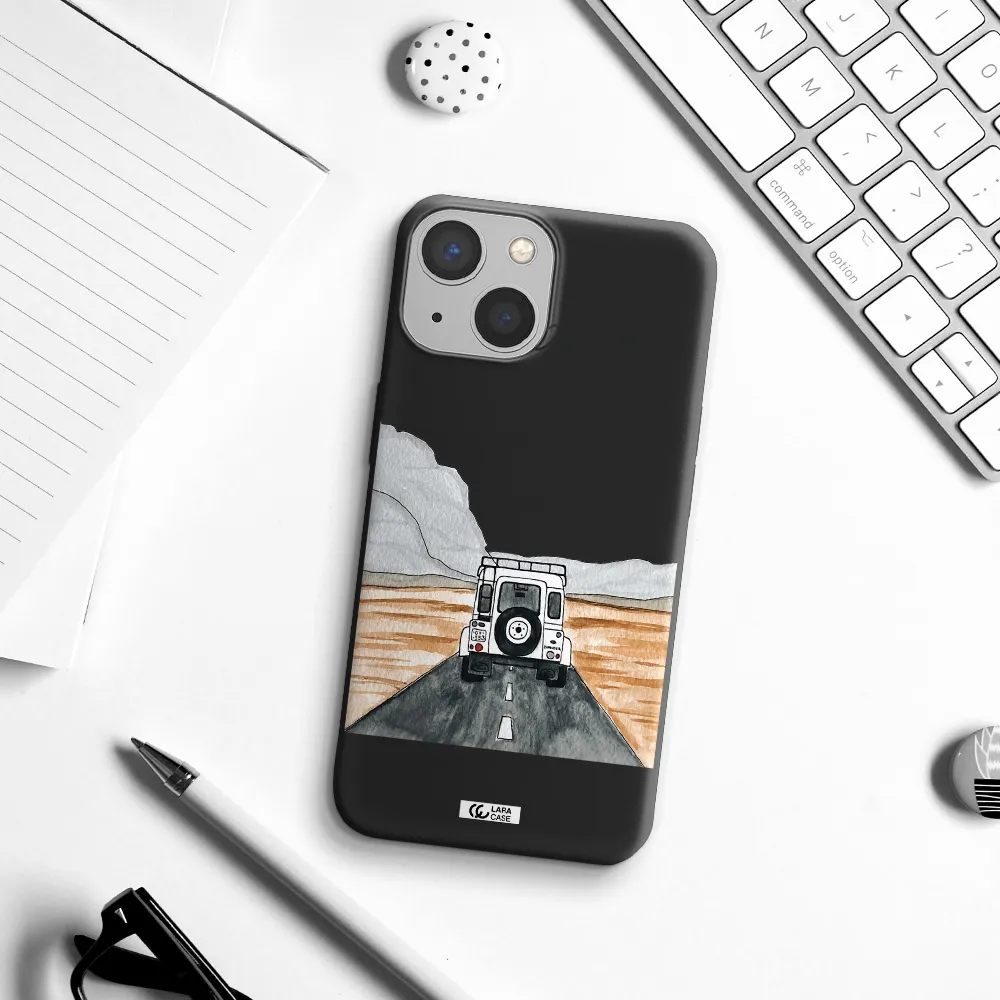 Off-Road Travel Apple iPhone 13 Silicone black Case