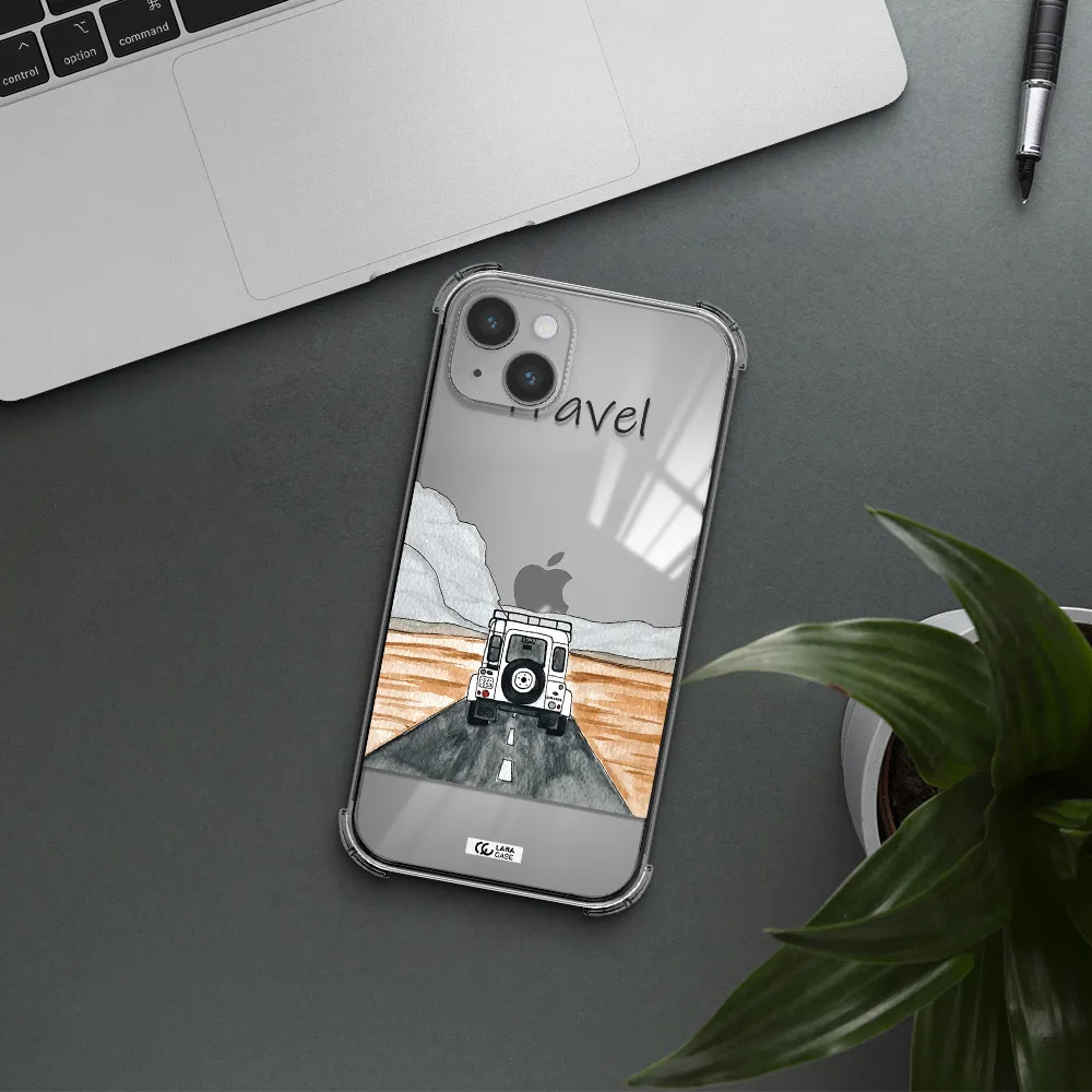 Off-Road Travel Apple iPhone 14 Clear PC Case