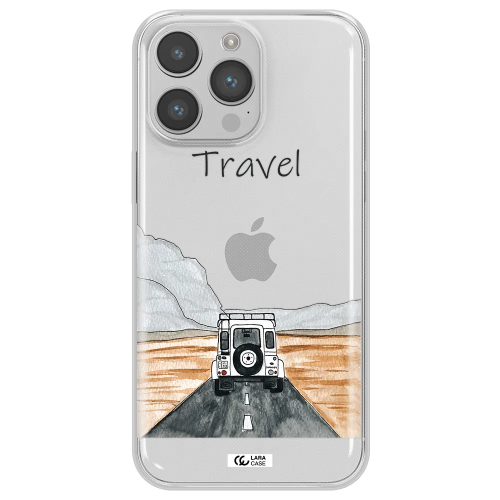 Off-Road Travel Apple iPhone 14 pro Clear TPU Case