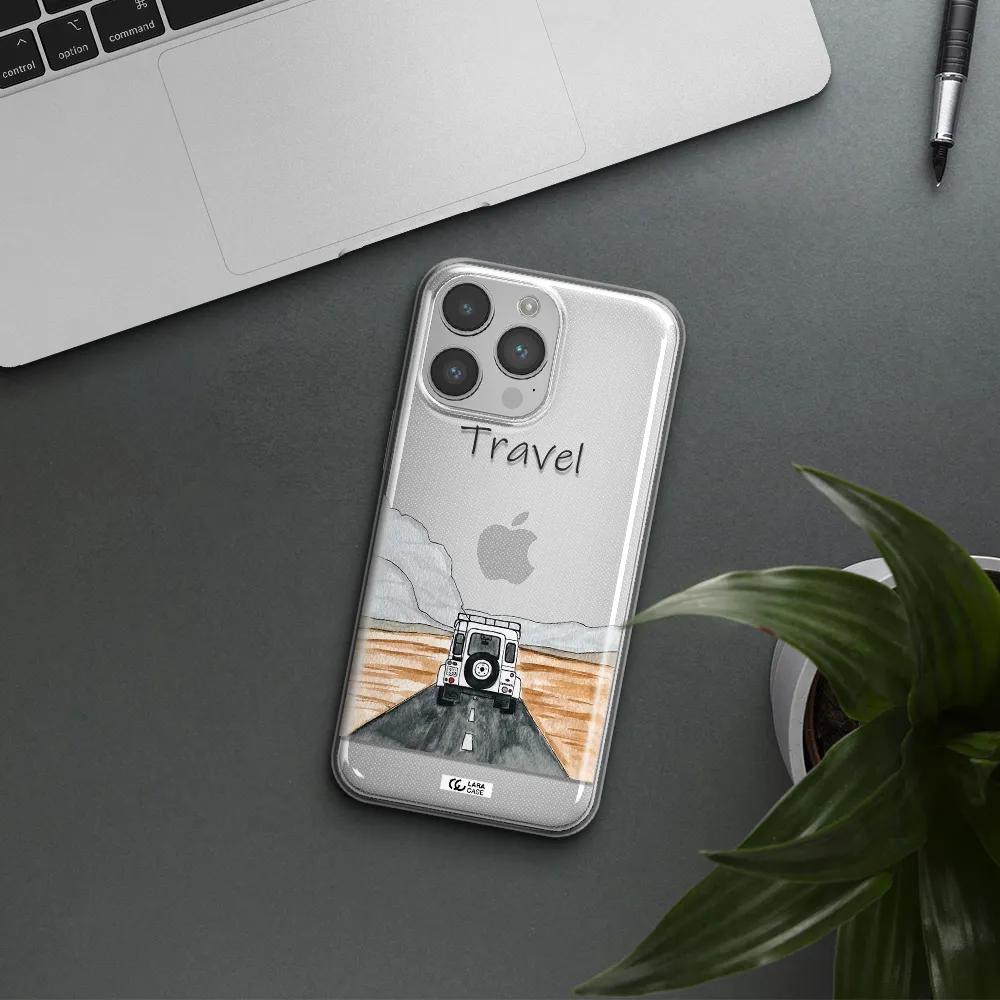 Off-Road Travel Apple iPhone 14 pro Clear TPU Case