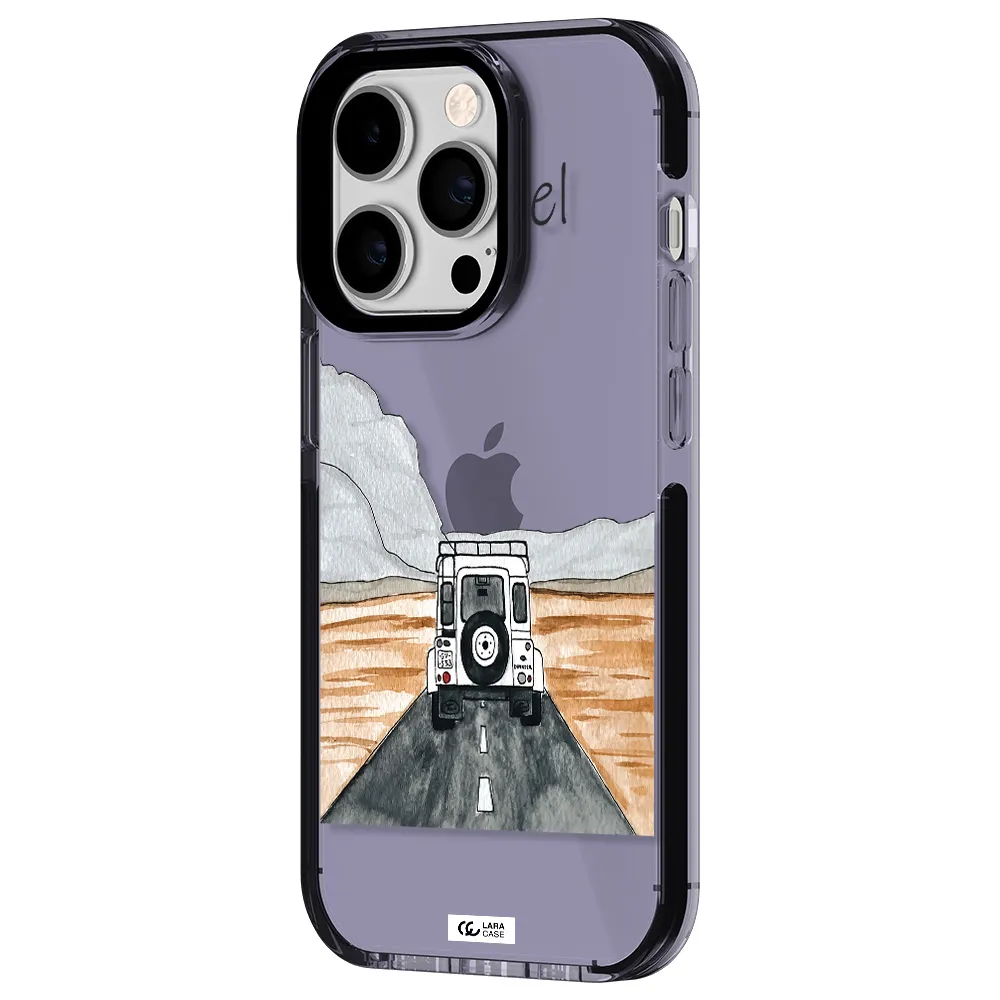 Off-Road Travel Apple iPhone 14 pro impact Lilac Case