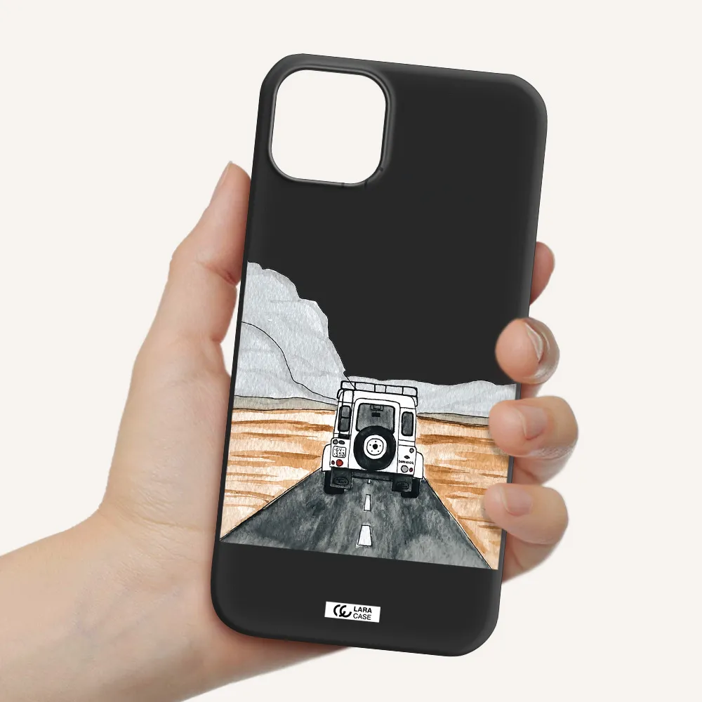 Off-Road Travel Apple iPhone 14 Silicone black Case