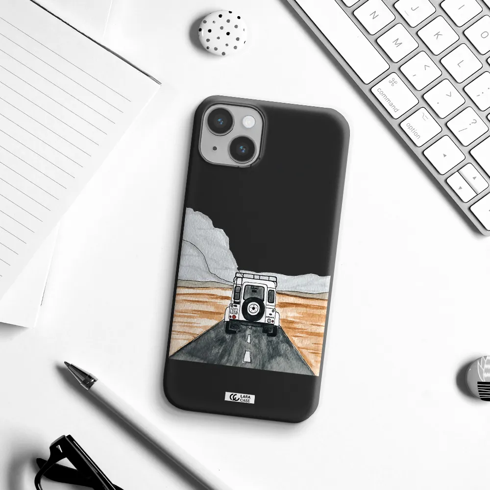 Off-Road Travel Apple iPhone 14 Silicone black Case