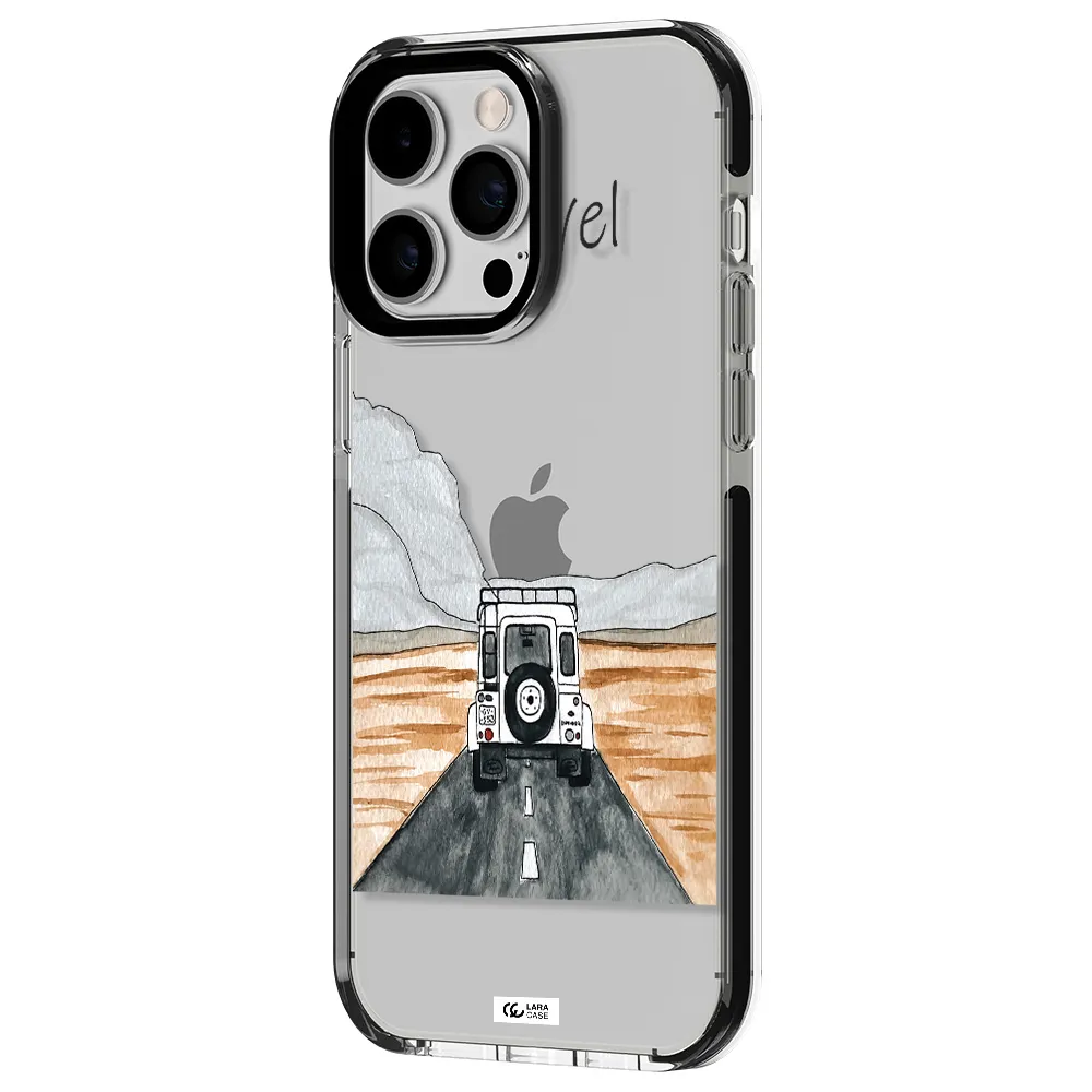 Off-Road Travel Apple iPhone 15 Pro Max impact black border Case