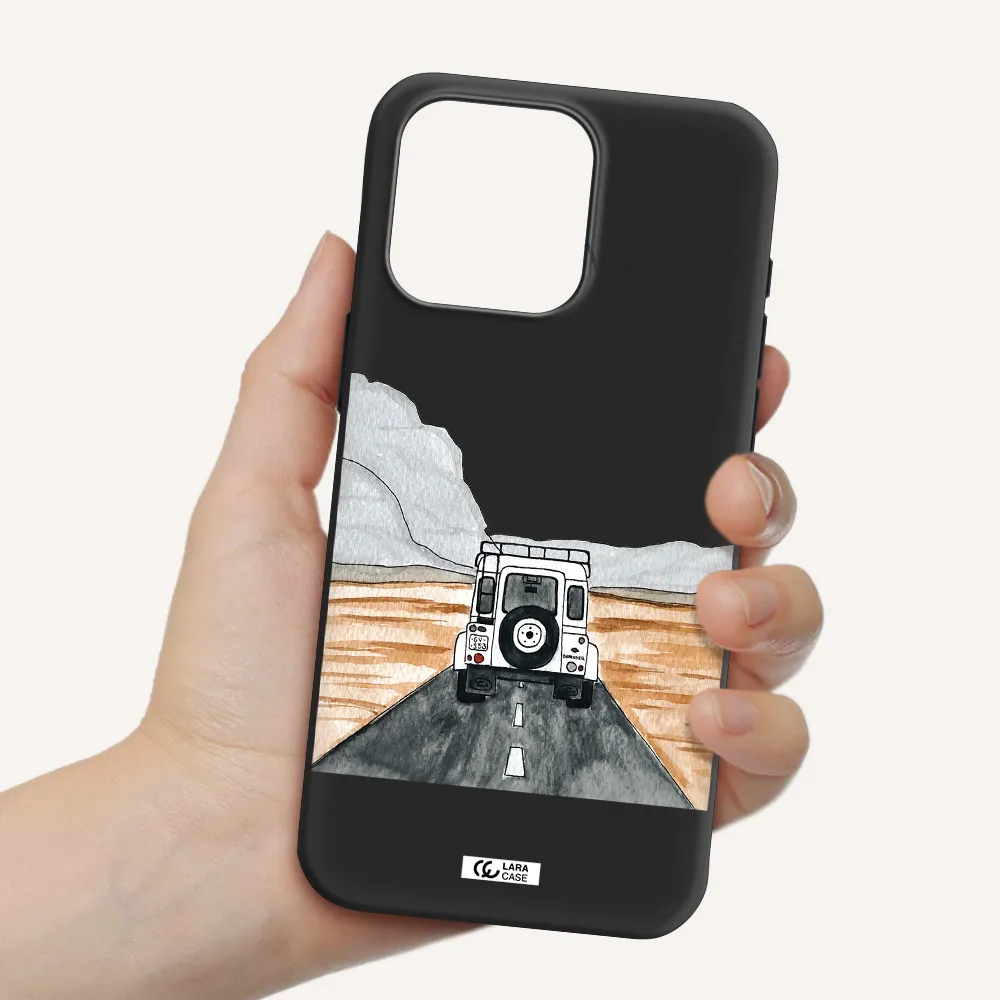 Off-Road Travel Apple Iphone 15 Pro max Silicone black Case