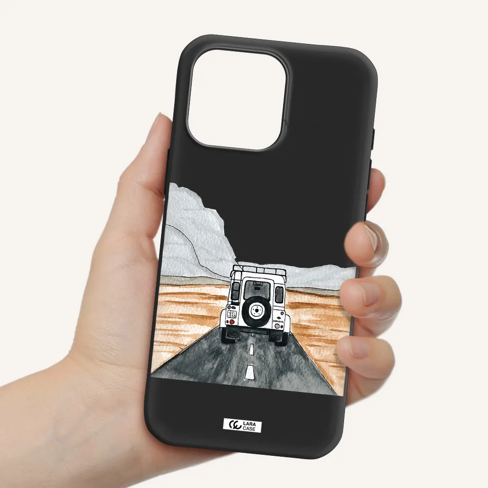 Off-Road Travel Apple Iphone 16 Pro Max Silicone Black Case