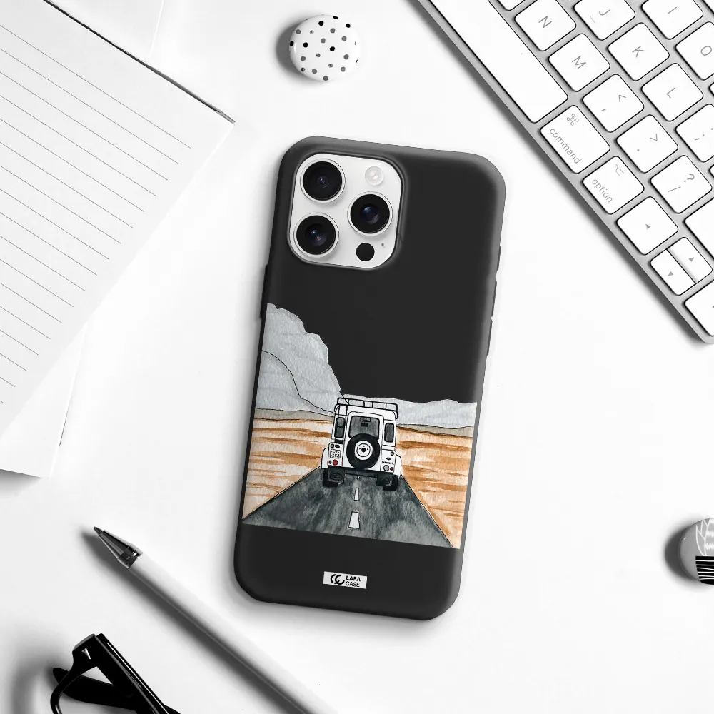 Off-Road Travel Apple Iphone 16 Pro Max Silicone Black Case