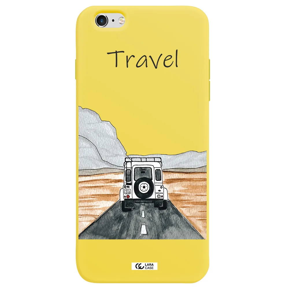 Off-Road Travel Apple iPhone 6 plus Silicone canary yellow Case