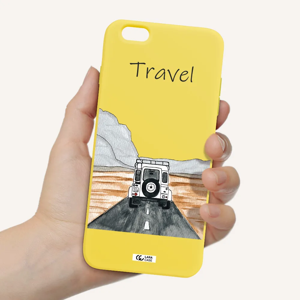 Off-Road Travel Apple iPhone 6 plus Silicone canary yellow Case