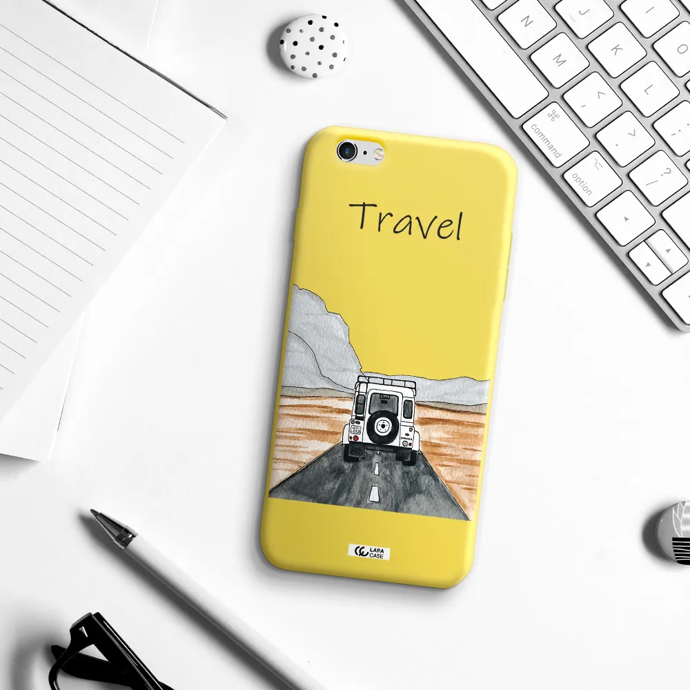Off-Road Travel Apple iPhone 6 plus Silicone canary yellow Case