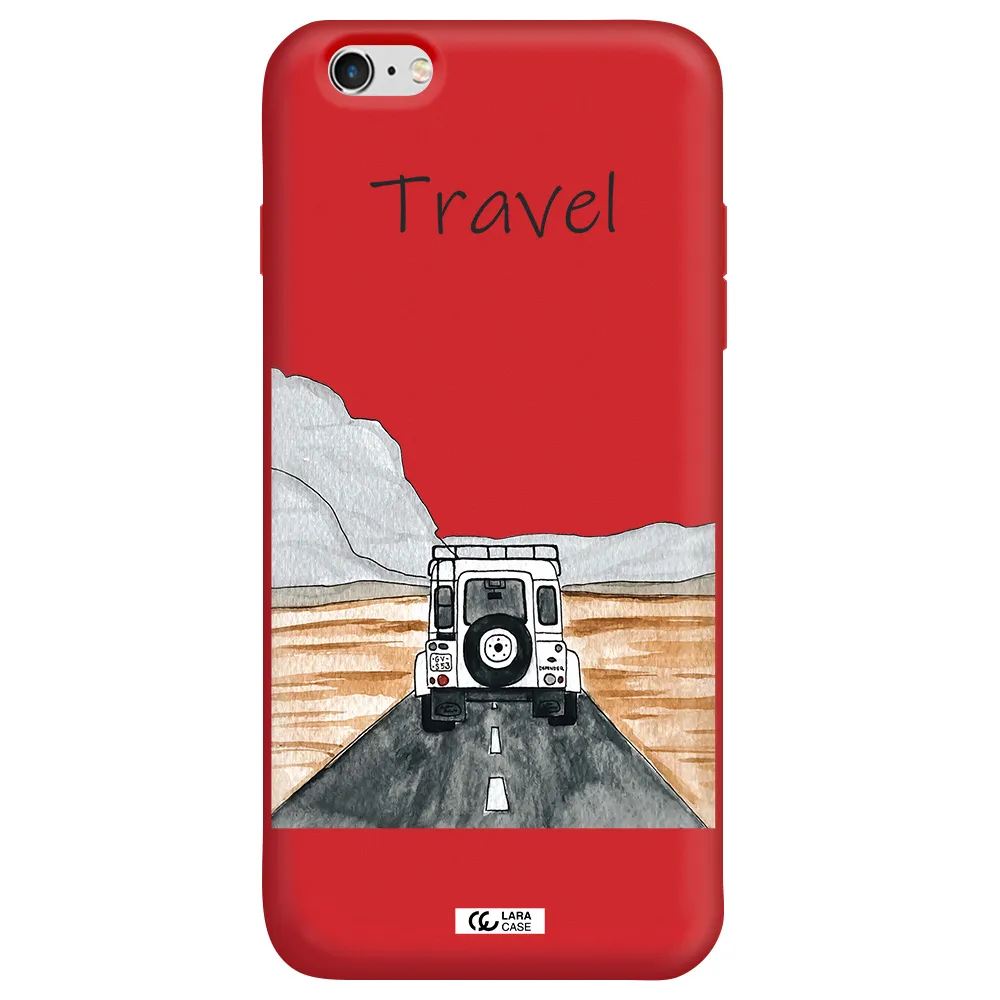 Off-Road Travel Apple iPhone 6 plus Silicone Imperial Red Case