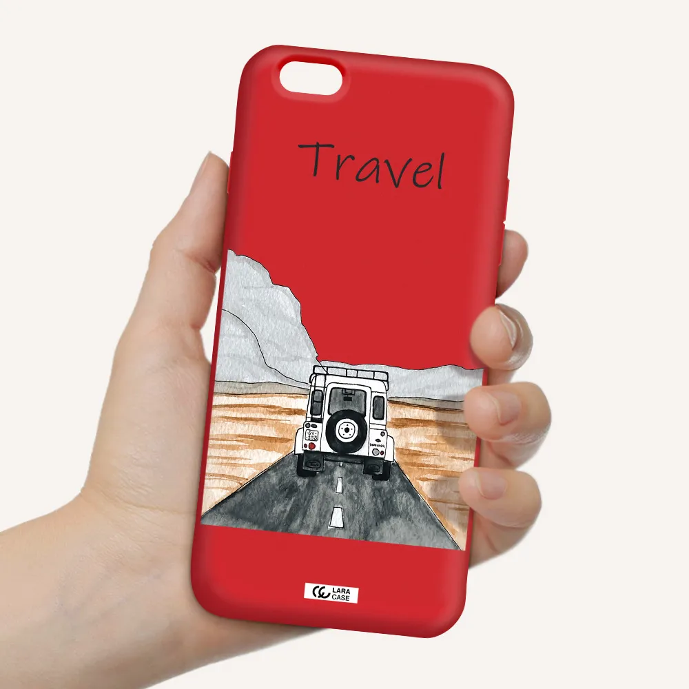 Off-Road Travel Apple iPhone 6 plus Silicone Imperial Red Case
