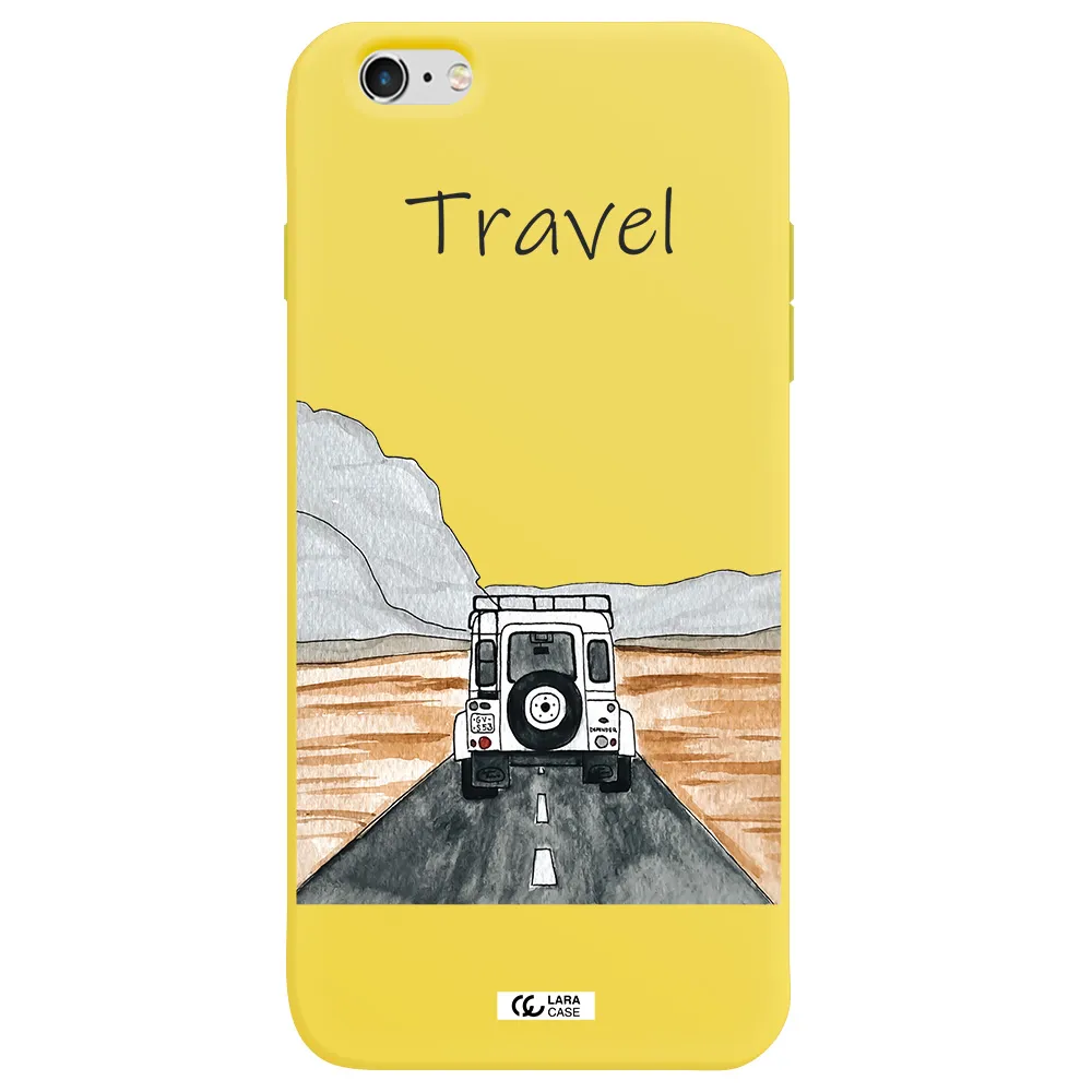Off-Road Travel Apple iPhone 6 s plus Silicone canary yellow Case