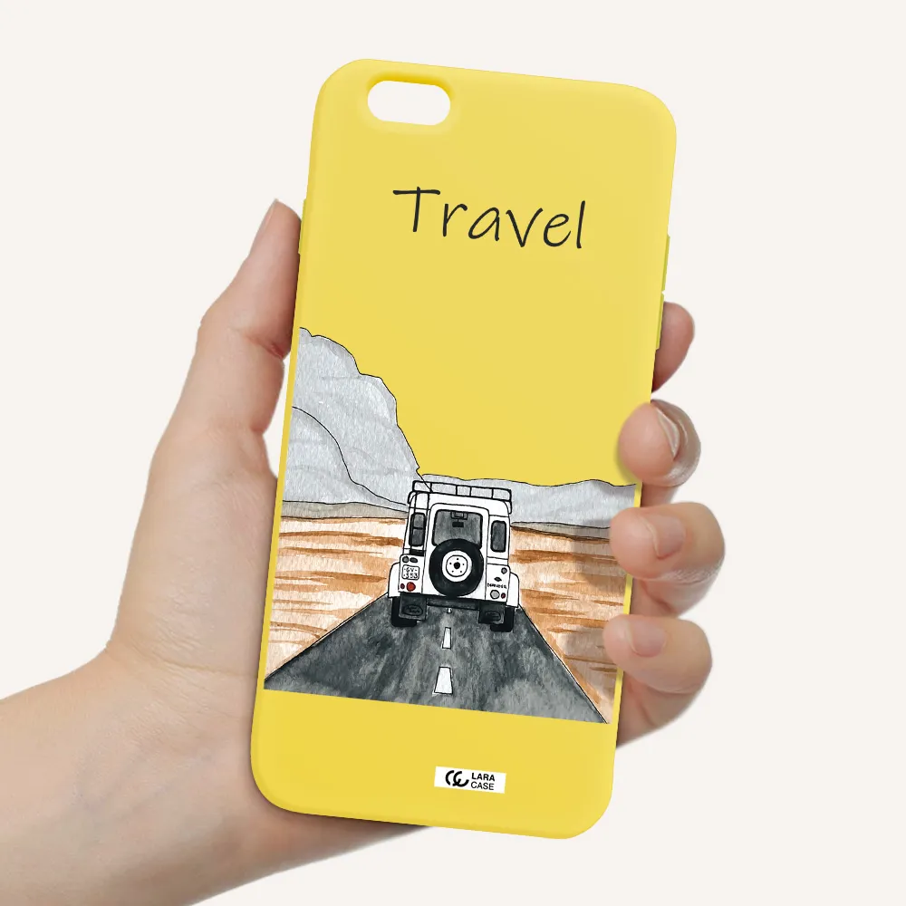 Off-Road Travel Apple iPhone 6 s plus Silicone canary yellow Case