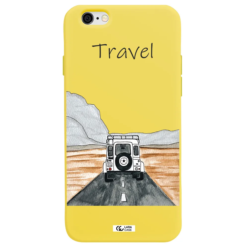Off-Road Travel Apple iPhone 6 Silicone canary yellow Case