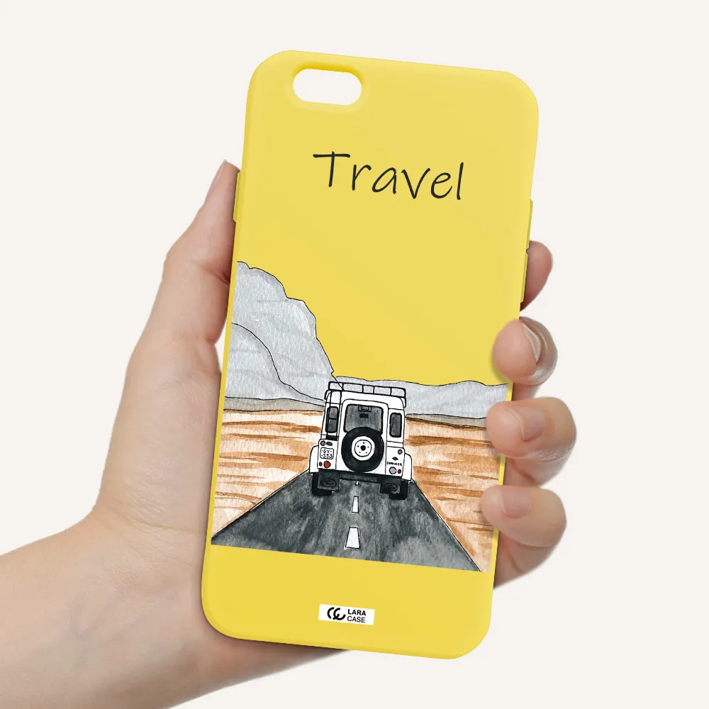 Off-Road Travel Apple iPhone 6 Silicone canary yellow Case