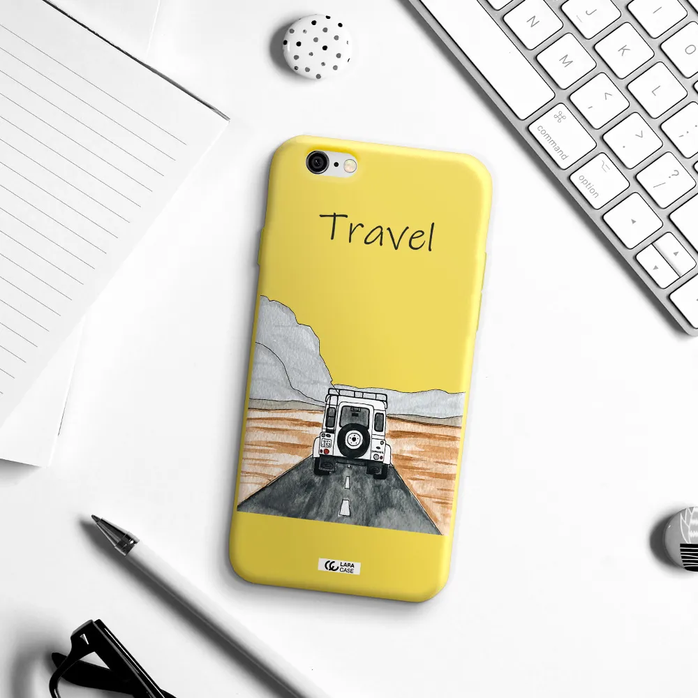 Off-Road Travel Apple iPhone 6 Silicone canary yellow Case