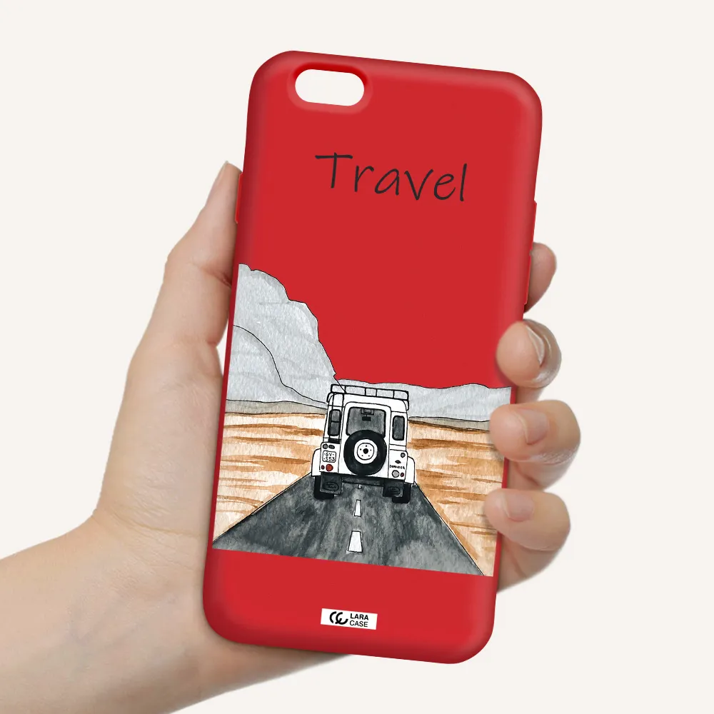 Off-Road Travel Apple iPhone 6 Silicone Imperial Red Case