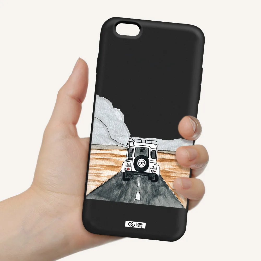 Off-Road Travel Apple iPhone 6S Silicone black Case