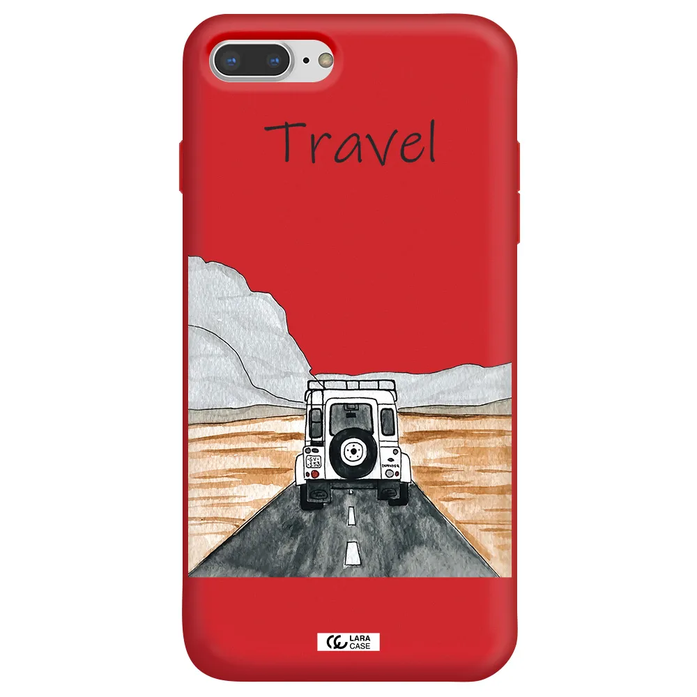 Off-Road Travel Apple iPhone 7 plus Silicone Imperial Red Case