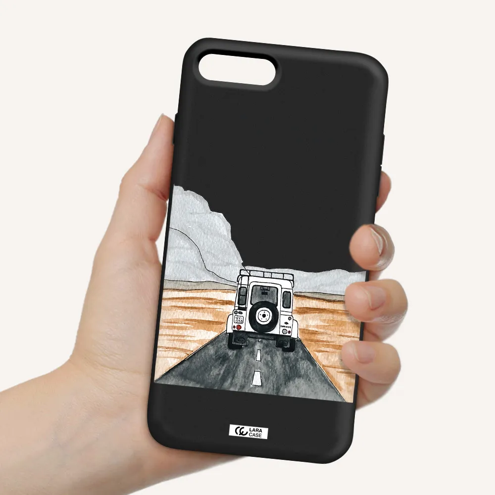 Off-Road Travel Apple iPhone 8 plus Silicone black Case