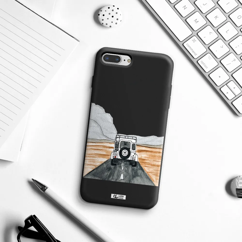 Off-Road Travel Apple iPhone 8 plus Silicone black Case