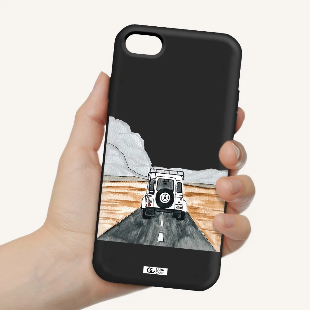 Off-Road Travel Apple iPhone 8 Silicone black Case