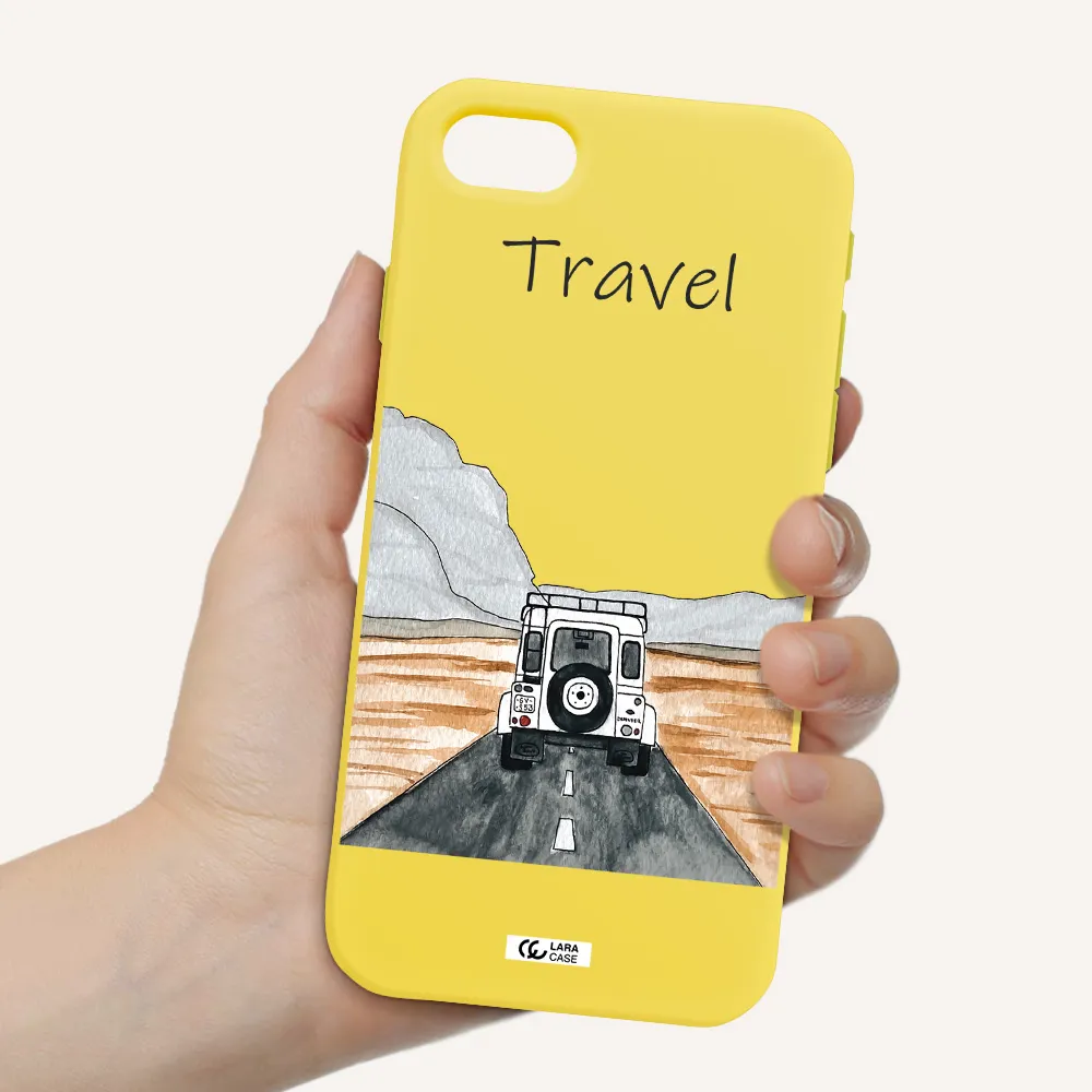 Off-Road Travel Apple iPhone se 2020 Silicone canary yellow Case