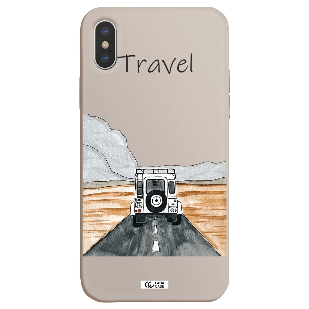 Off-Road Travel Apple iPhone X Silicone Stone Case