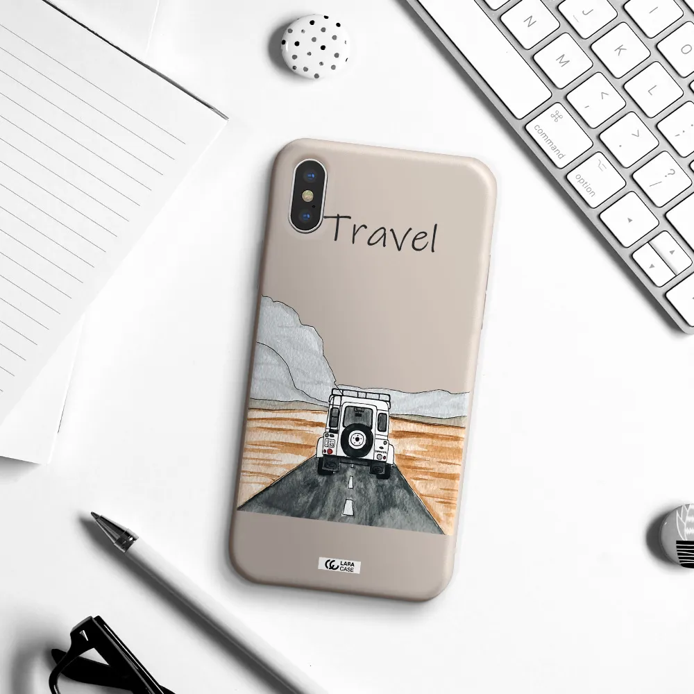 Off-Road Travel Apple iPhone X Silicone Stone Case