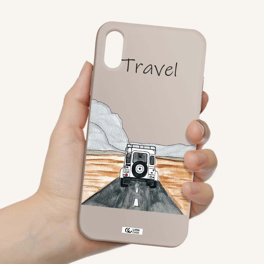 Off-Road Travel Apple iPhone XS Silicone Stone Case