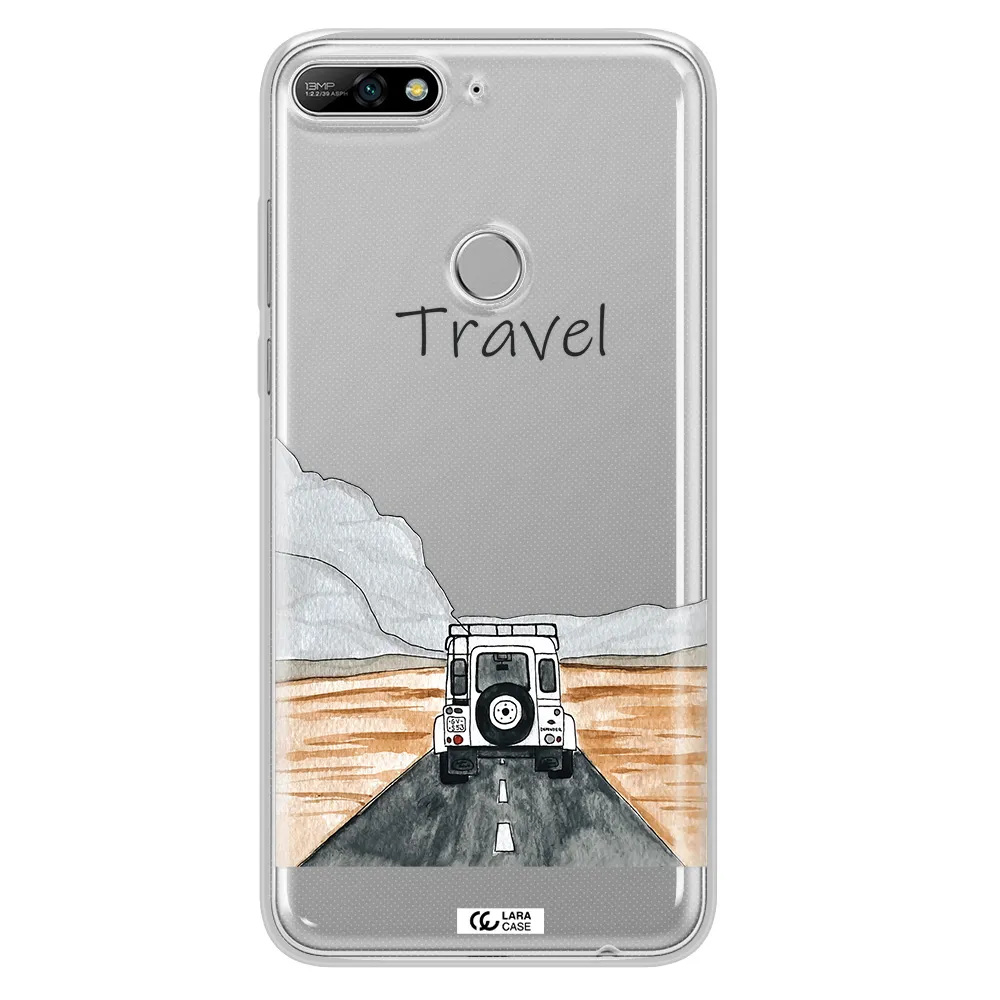 Off-Road Travel Huawei Y7 2018 Clear TPU Case
