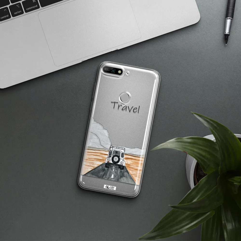 Off-Road Travel Huawei Y7 2018 Clear TPU Case