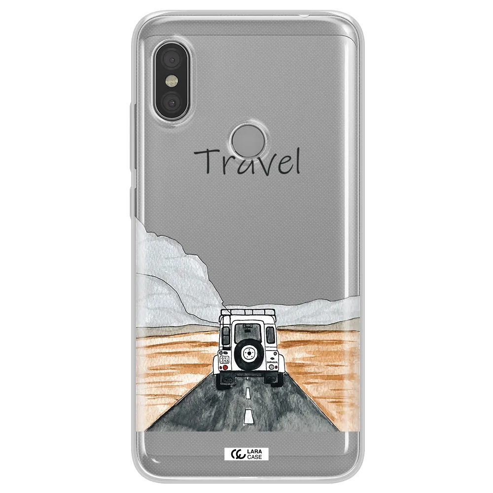 Off-Road Travel Xiaomi Redmi Note 6 Pro Clear TPU Case