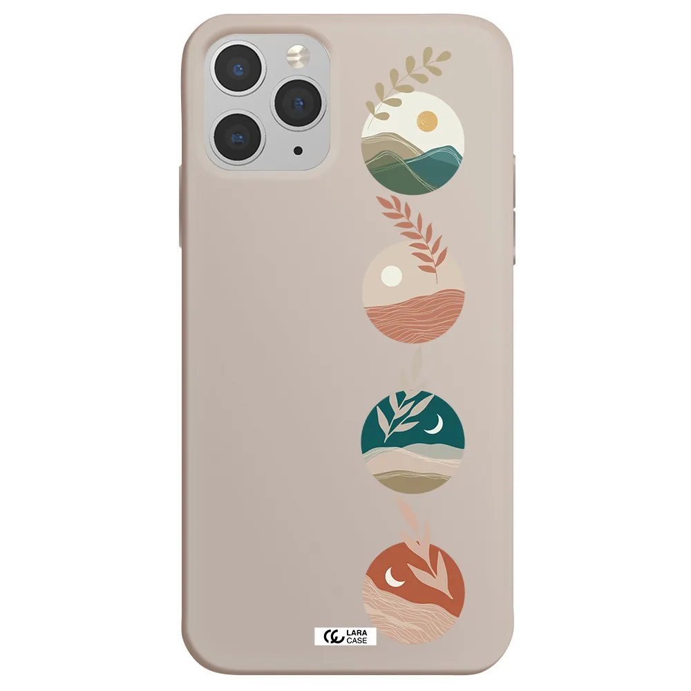 Natural Landscape Apple iPhone 11 pro Silicone Stone Case