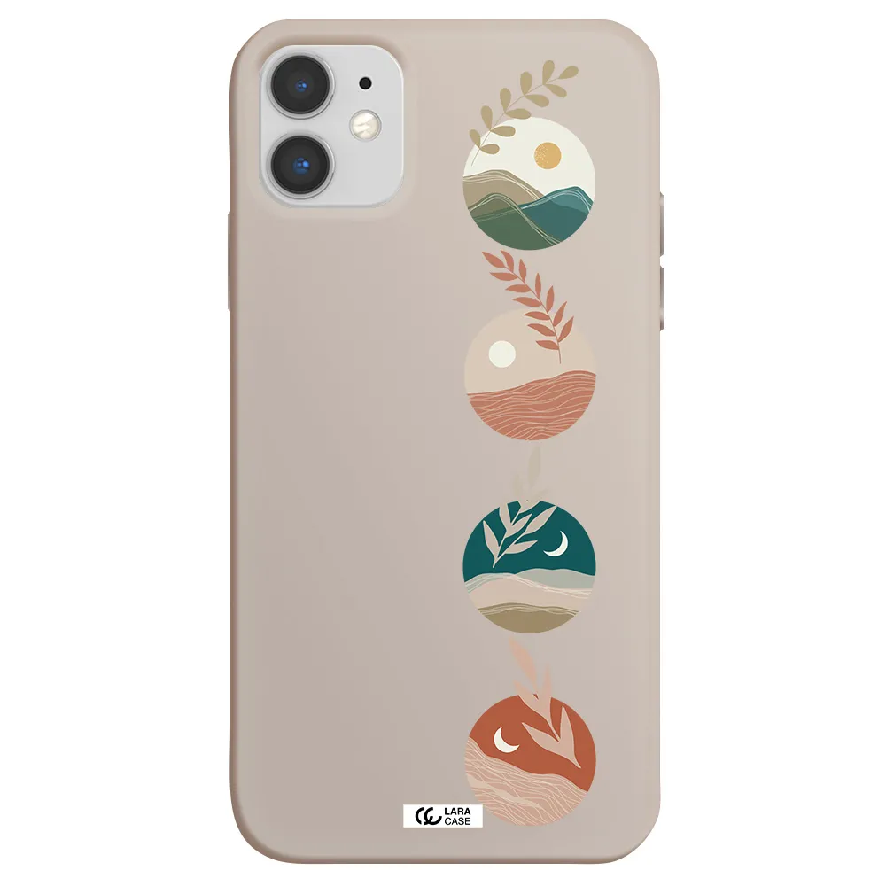 Natural Landscape Apple iPhone 11 Silicone Stone Case