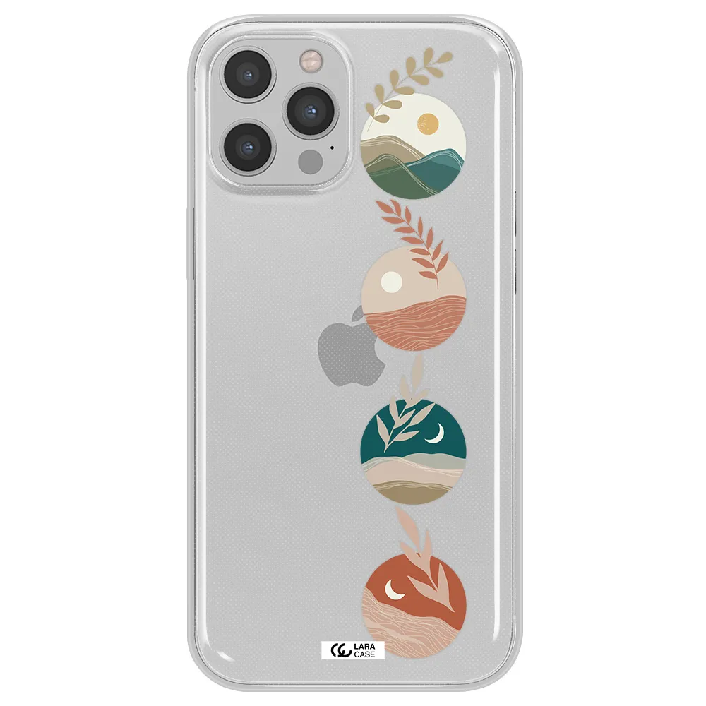 Natural Landscape Apple iPhone 12 pro Clear TPU Case