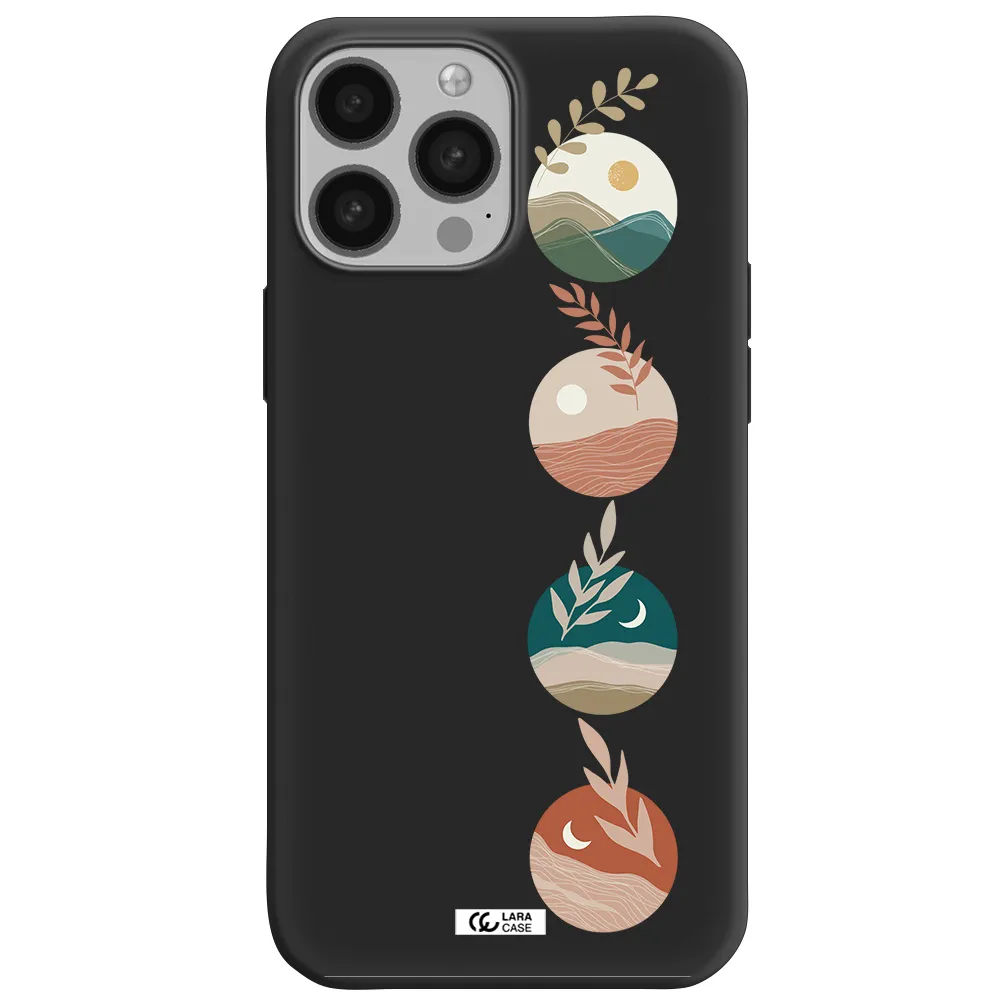 Natural Landscape Apple iPhone 13 Pro Max Silicone black Case