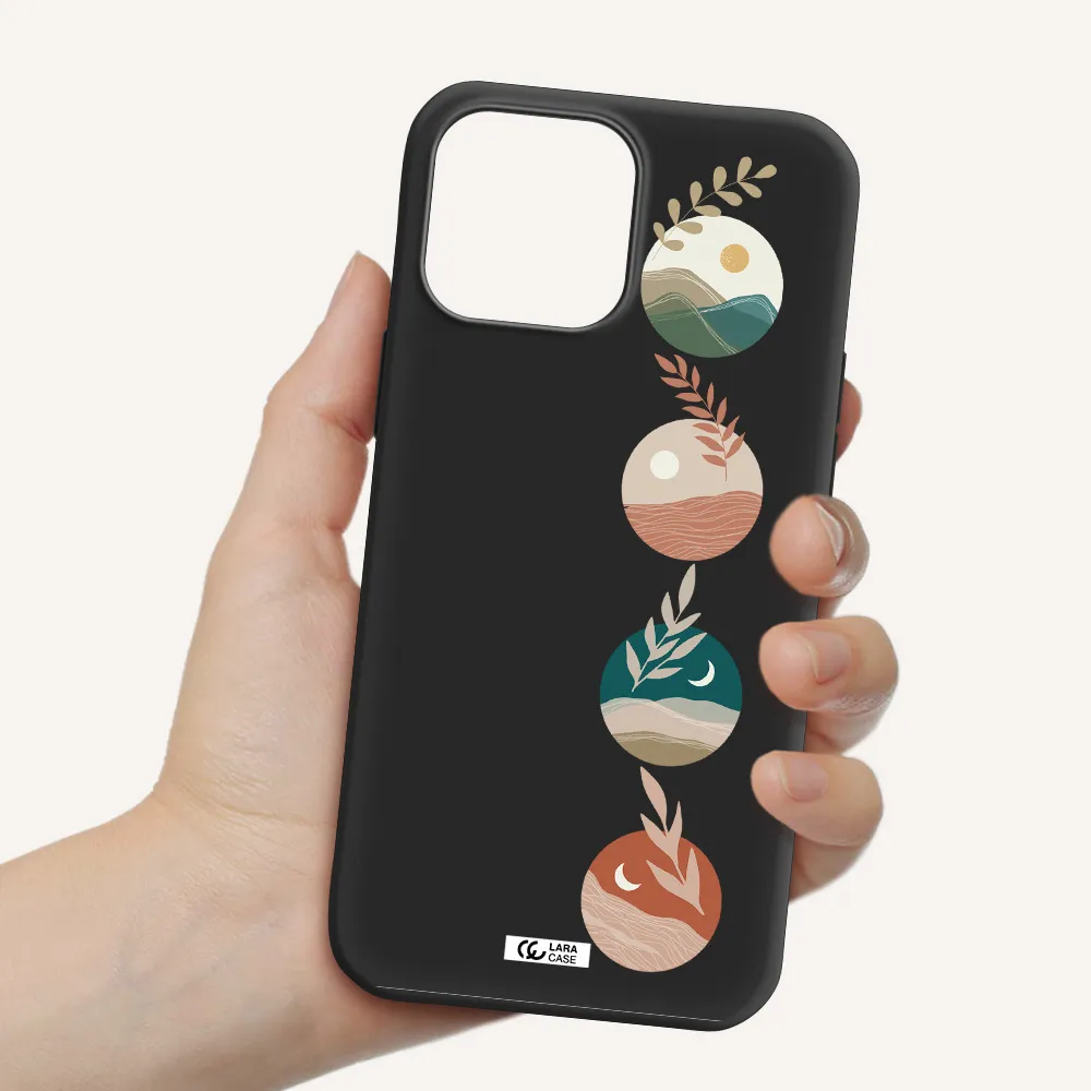 Natural Landscape Apple iPhone 13 Pro Max Silicone black Case