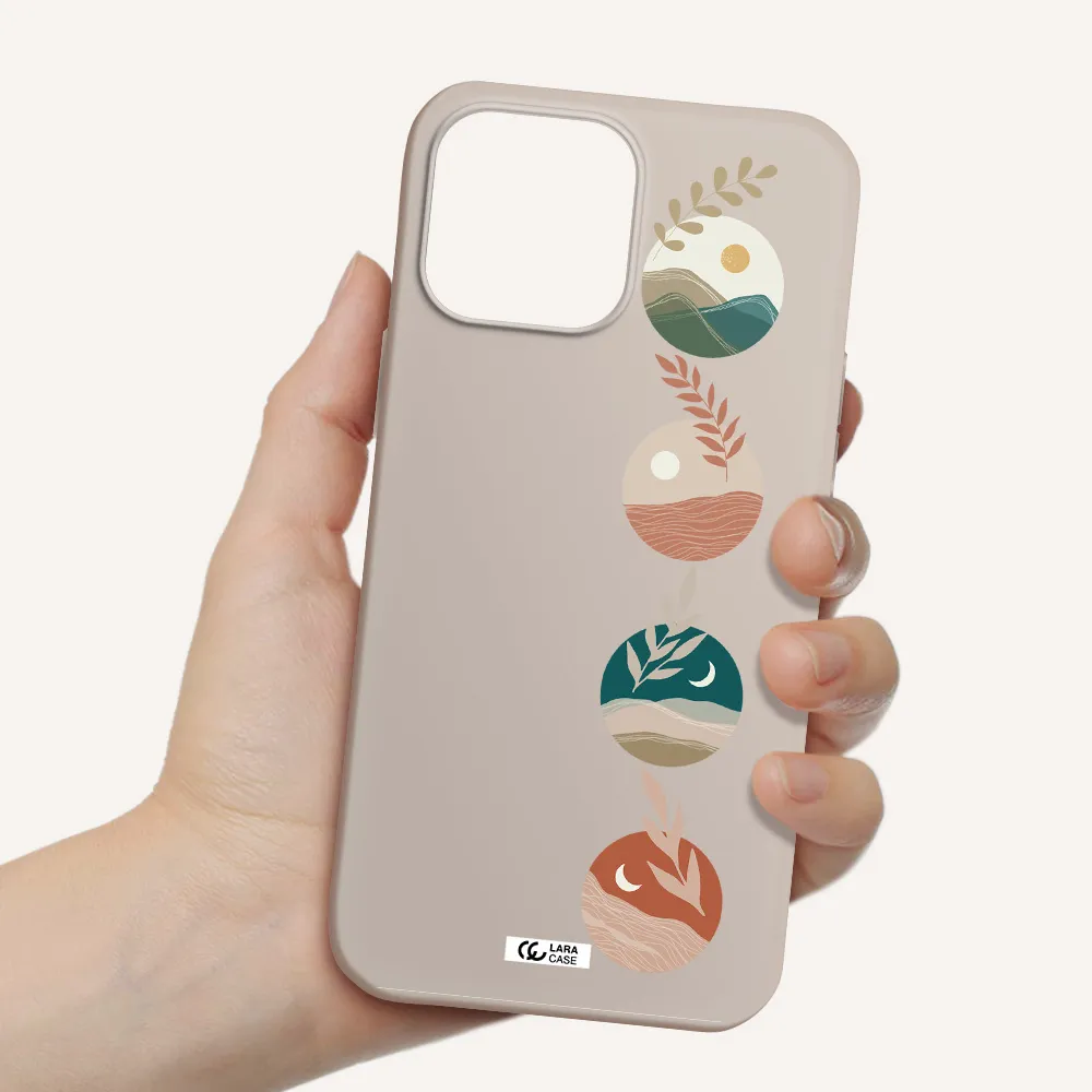 Natural Landscape Apple iPhone 13 Pro Max Silicone Stone Case