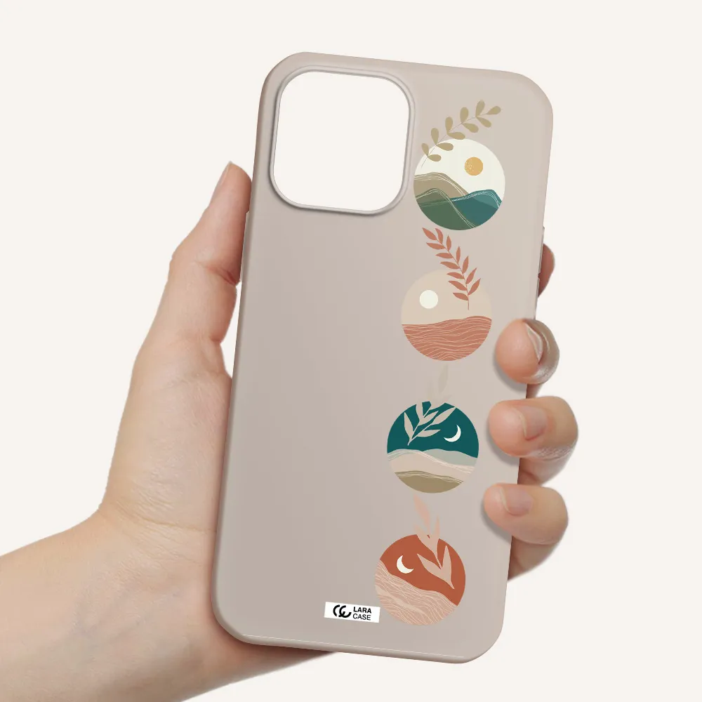 Natural Landscape Apple iPhone 13 Pro Silicone Stone Case