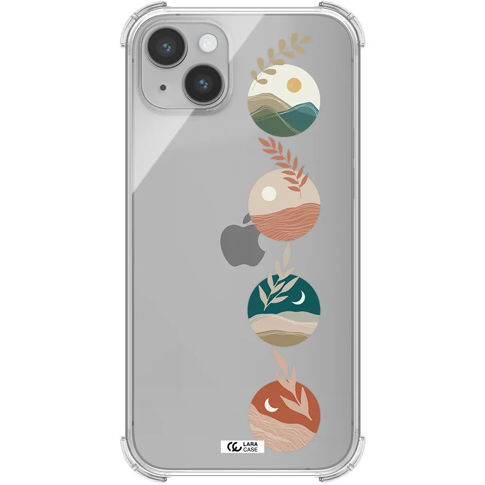 Natural Landscape Apple iPhone 14 plus Clear PC Case