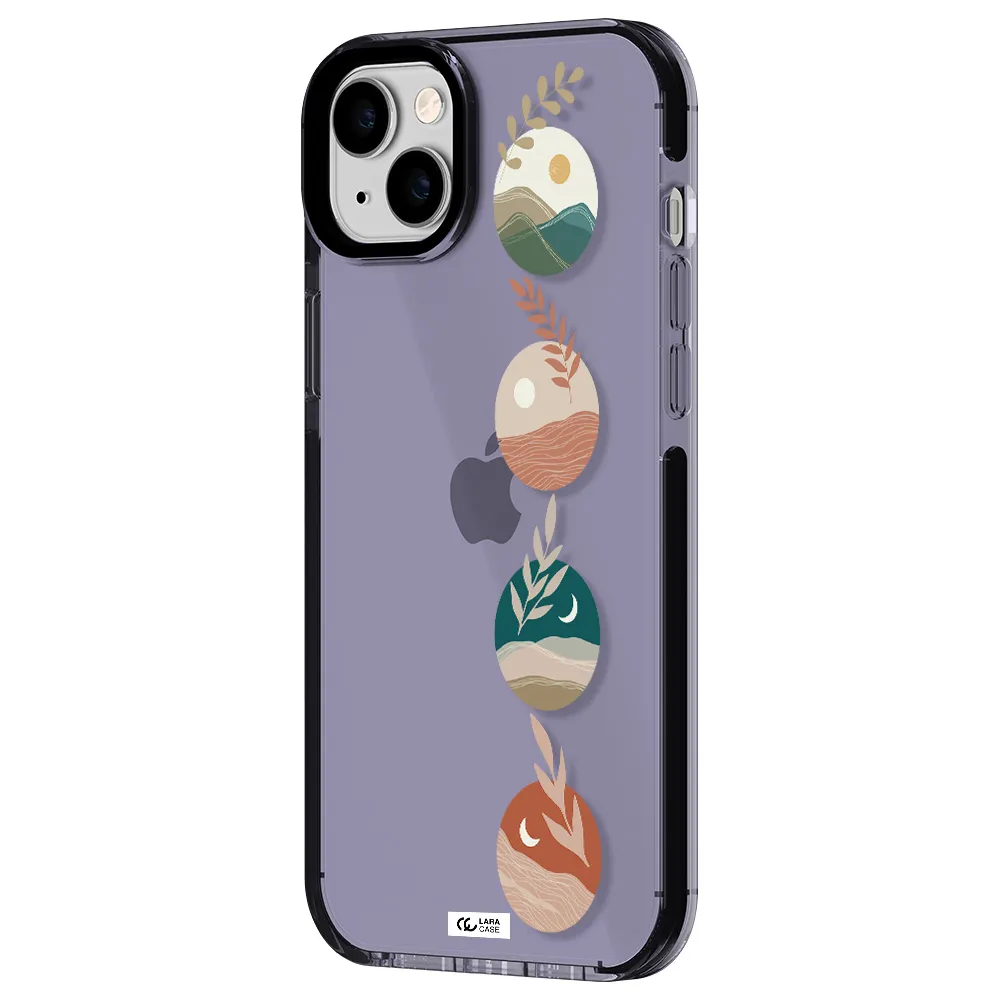 Natural Landscape Apple iPhone 14 plus impact Lilac Case