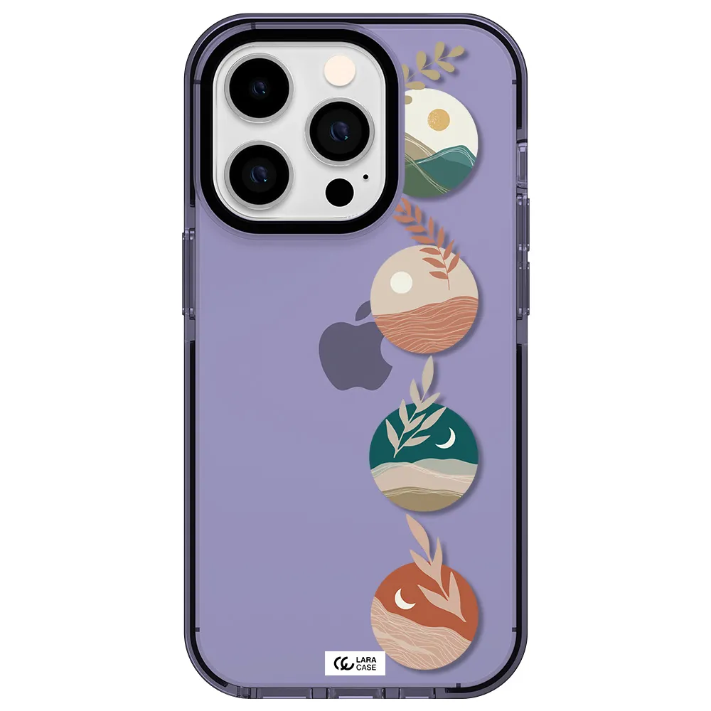 Natural Landscape Apple iPhone 14 pro impact Lilac Case